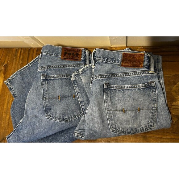 Polo Ralph Lauren Jeans Mens 32x32 Blue 867 Classic Fit Straight Leg *2 Pairs*
